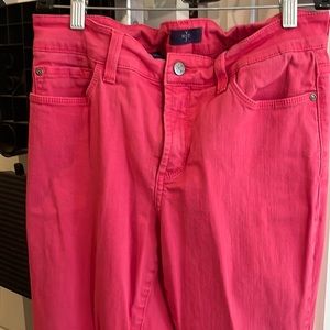 NYDJ. Excellent used condition. Strawberry red. Size 10P.